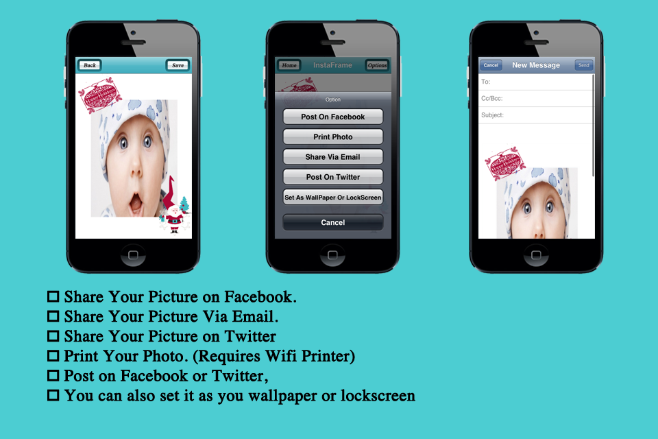 Snap And Frame Quick Photo Frame InstaFrame Amazing Frames for